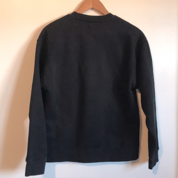 BRUNETTE the Label "SLEIGH ALL DAY" Classic Crew Neck Sweatshirt Gold Glitter - Picture 6 of 10